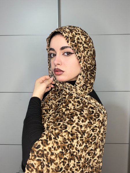 حجاب لايكرا نقشة تايجر