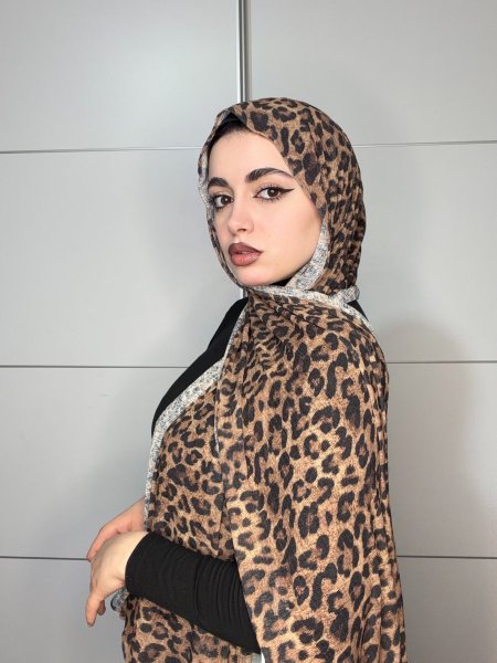 حجاب كويتي نقشة تايجر
