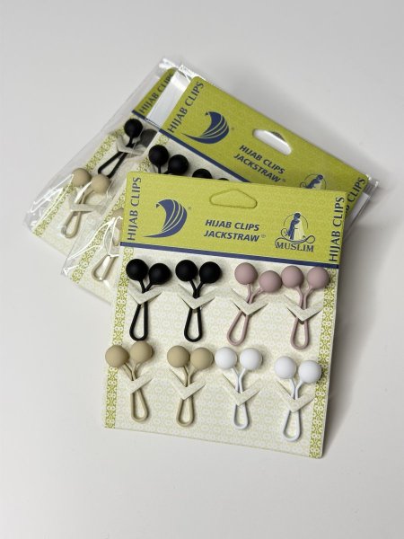 مشبك حجاب ملوّن مات