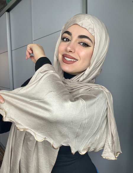 قطني مع كسرات باللون البيج <br> <span class='text-color-warm'>سيتوفر قريبا❤️</span>