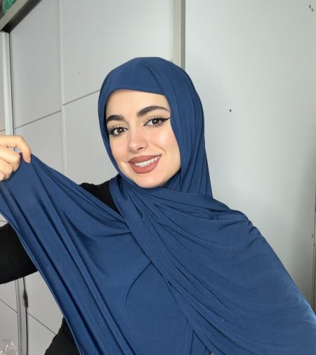 حجاب لايكرا كحلي